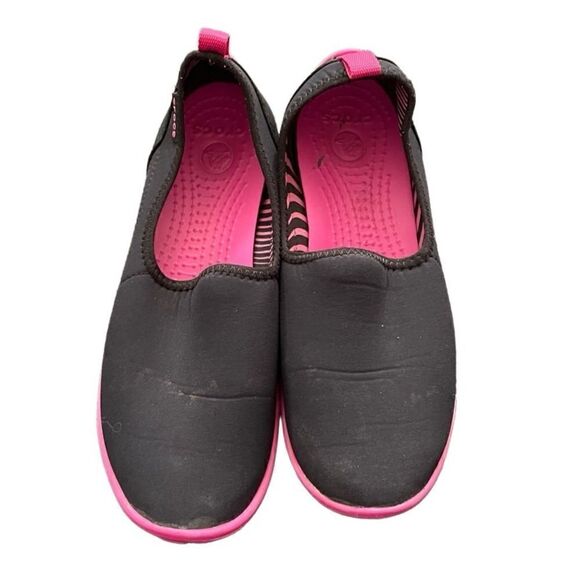 Crocs Duet Busy Day Skimmer Slip On Shoes - Picture 2 of 6